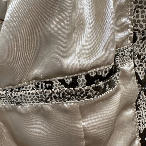 Pamala McCoy Leather Jeweled Snakeskin Jacket Size Extra Small. - Picture 9 of 9